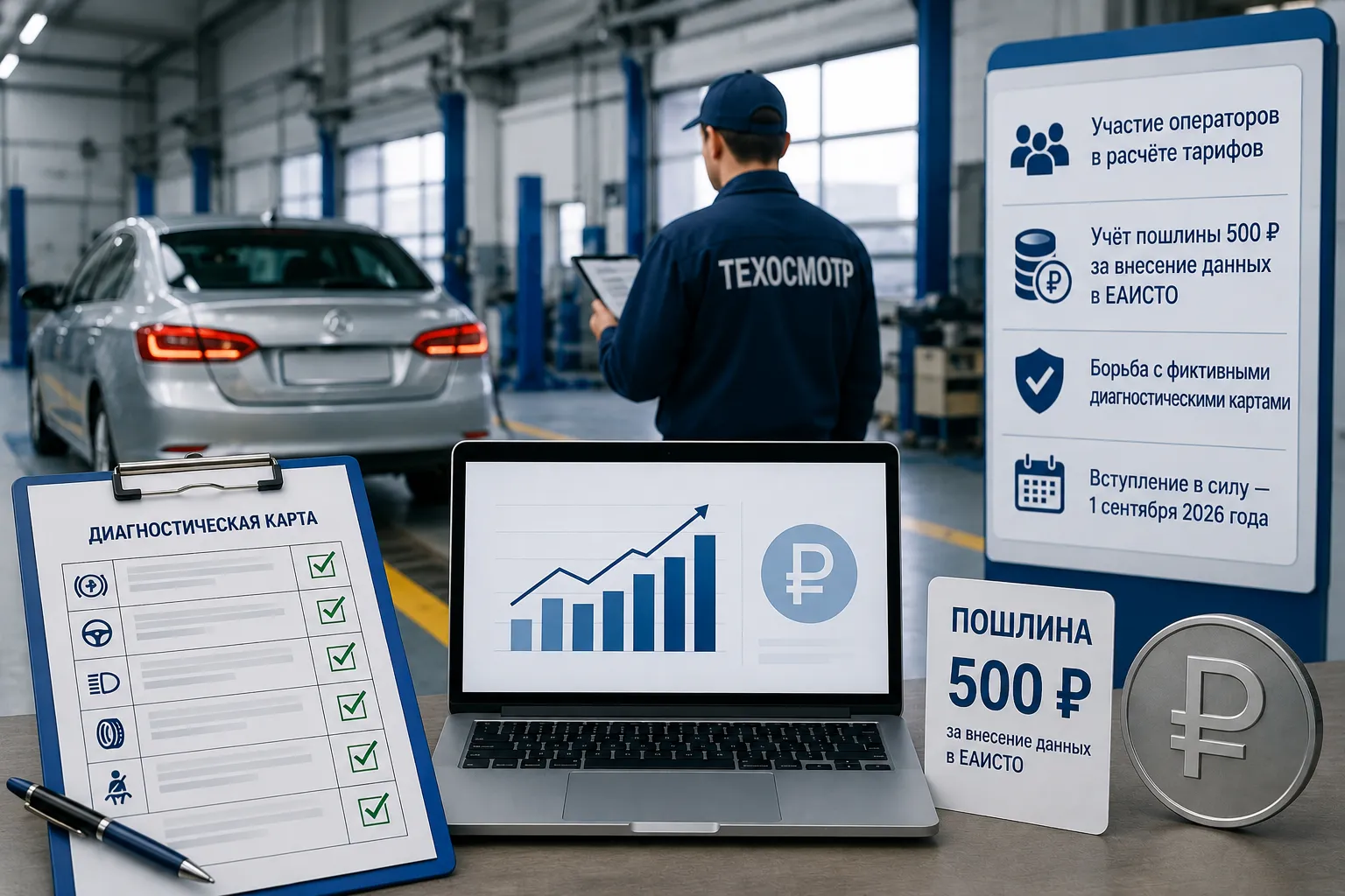 ФАС доработает методику расчёта тарифов на техосмотр
