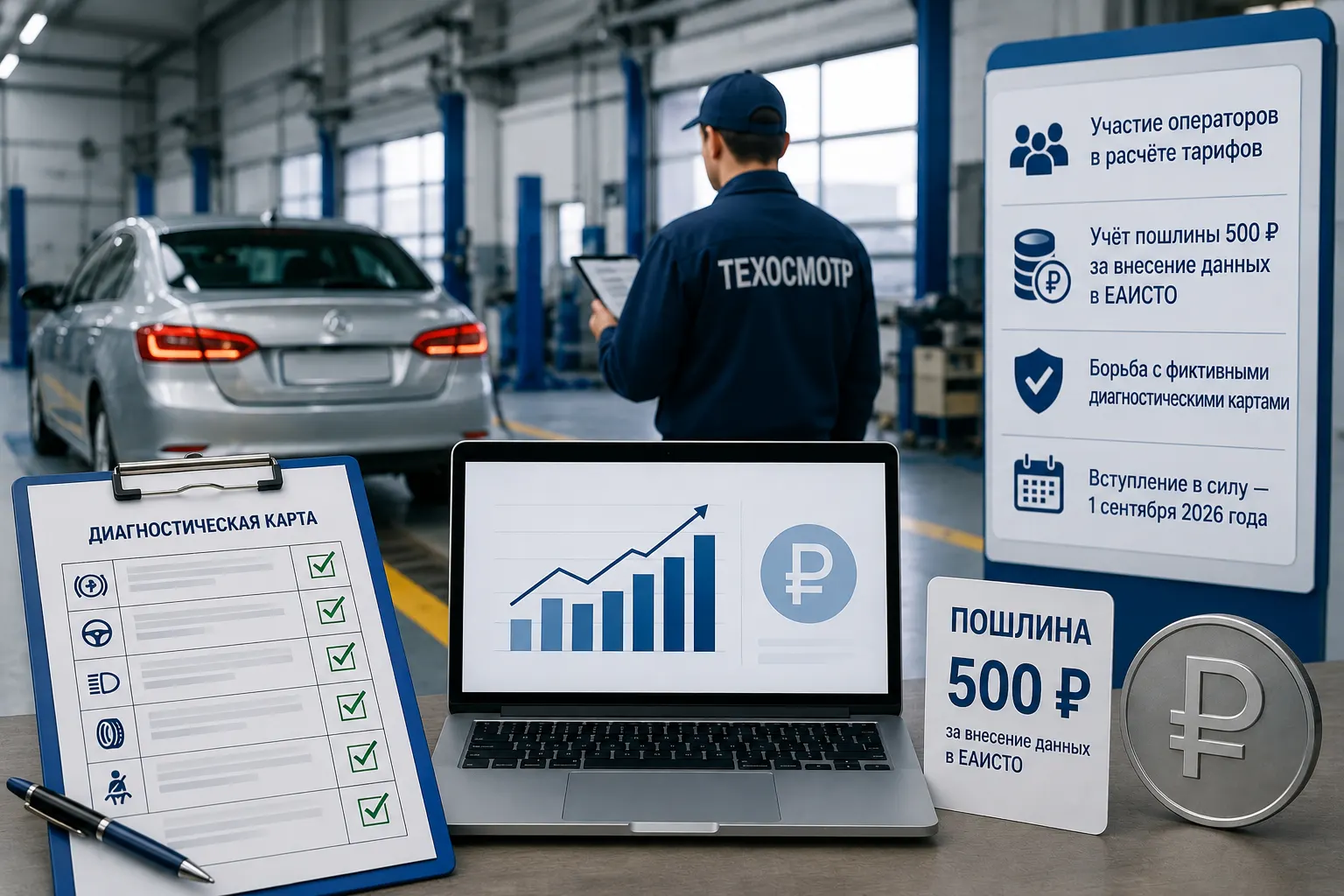 ФАС доработает методику расчёта тарифов на техосмотр